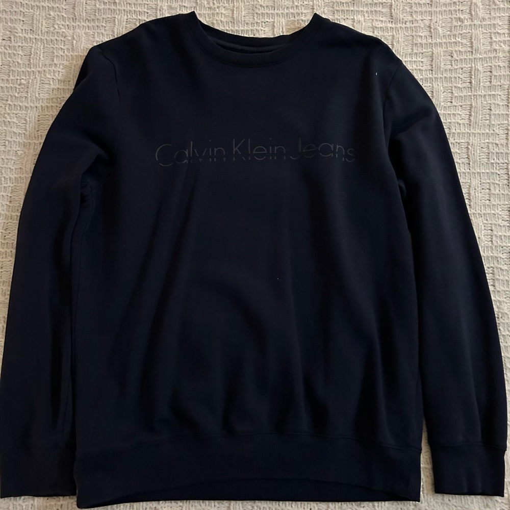 Navy blue Calvin Klein Jean sweatshirt